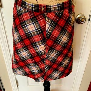 Lucky brand plaid skirt